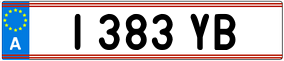Truck License Plate